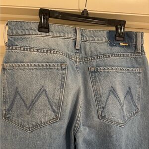MOTHER Light Blue Straight Leg Jeans